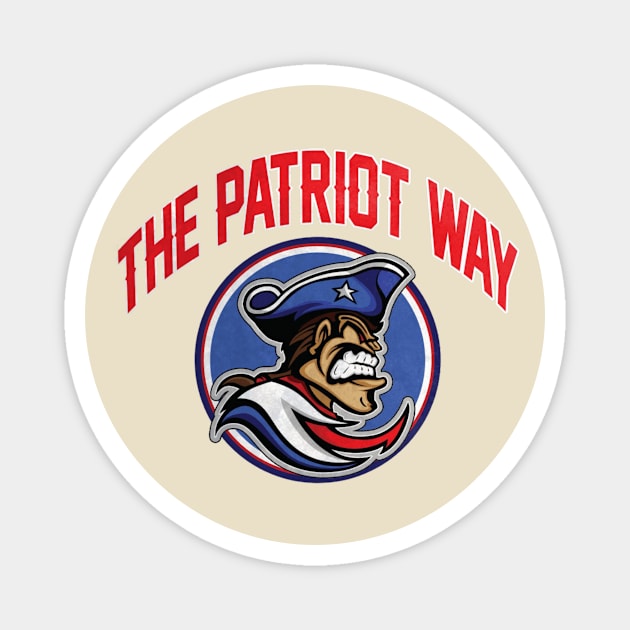 The Patriot Is Ours Way Magnet by boozethebozz tees.art